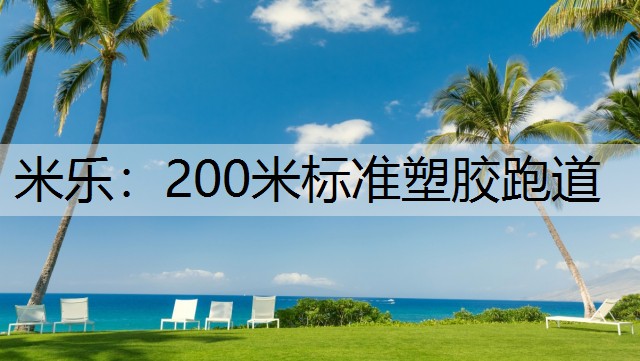 200米标准塑胶跑道